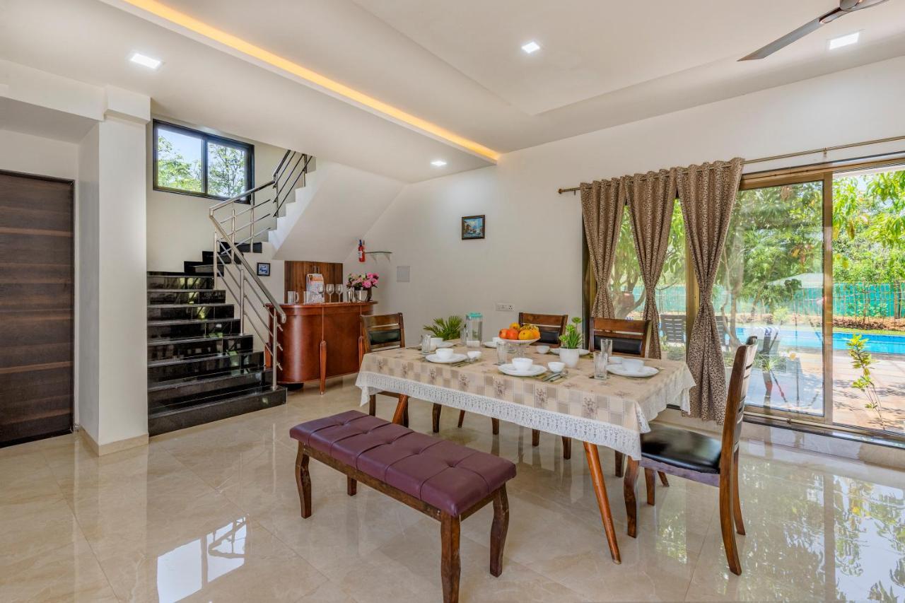 Saffronstays Lakeview Nivara - Farm Stay Villa With Private Pool Near Pune Bagian luar foto
